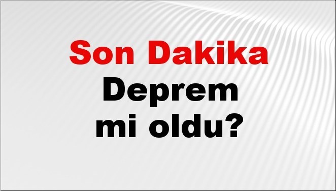 Son dakika Hatay’da deprem mi oldu? Az önce deprem Hatay’da nerede oldu? Hatay deprem Kandilli ve AFAD son depremler listesi 24 Aralık 2025