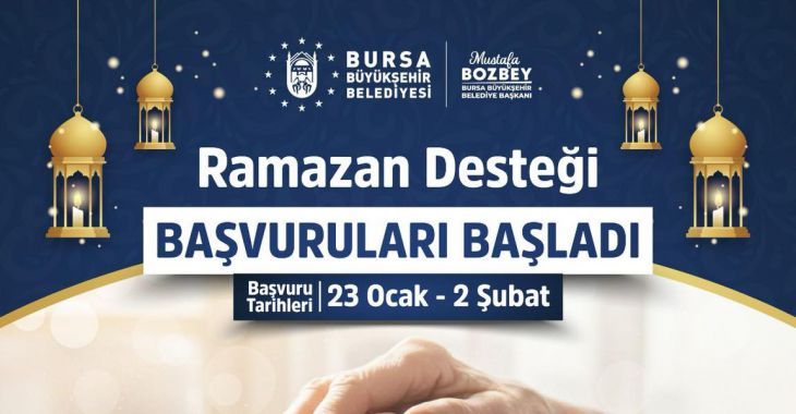 Bursa Büyükşehir'den 'ramazan Desteği'